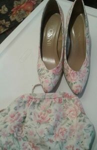 Vintage "Connie" Woman's Shoes * Floral Print